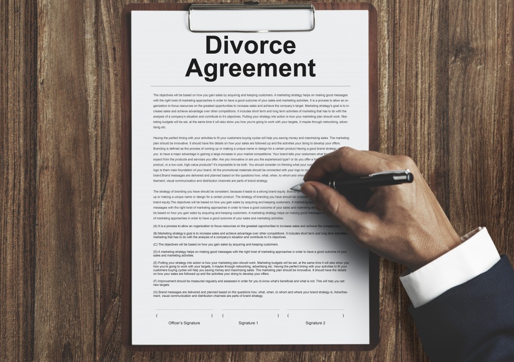 Divorce Agreement and Separation