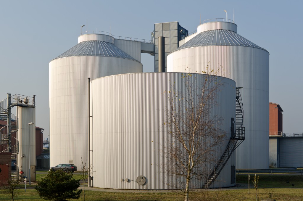 Industrial plant tanks