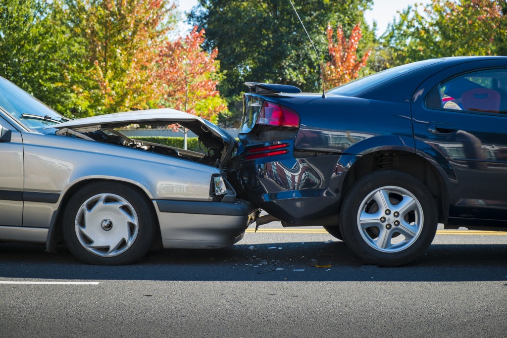 Accident involving two cars