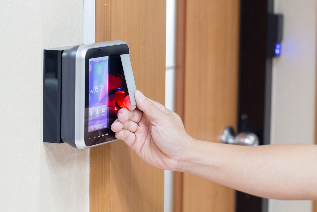 Electronic badge access control system