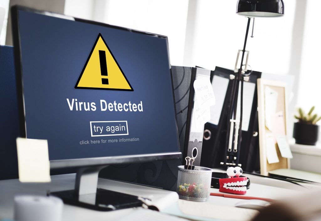 virus detected concept